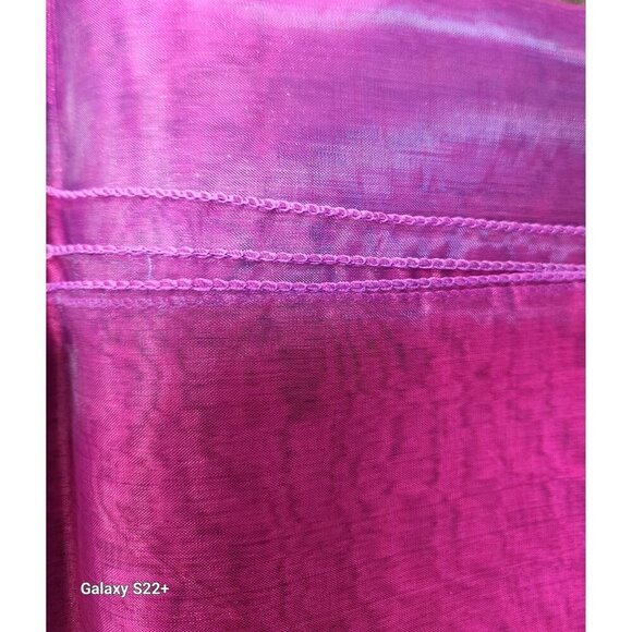 Runner 25" x 6 feet, Leiser Sheer Fabric Pack Teal Green & Purple Polyester Part - Picture 2 of 10
